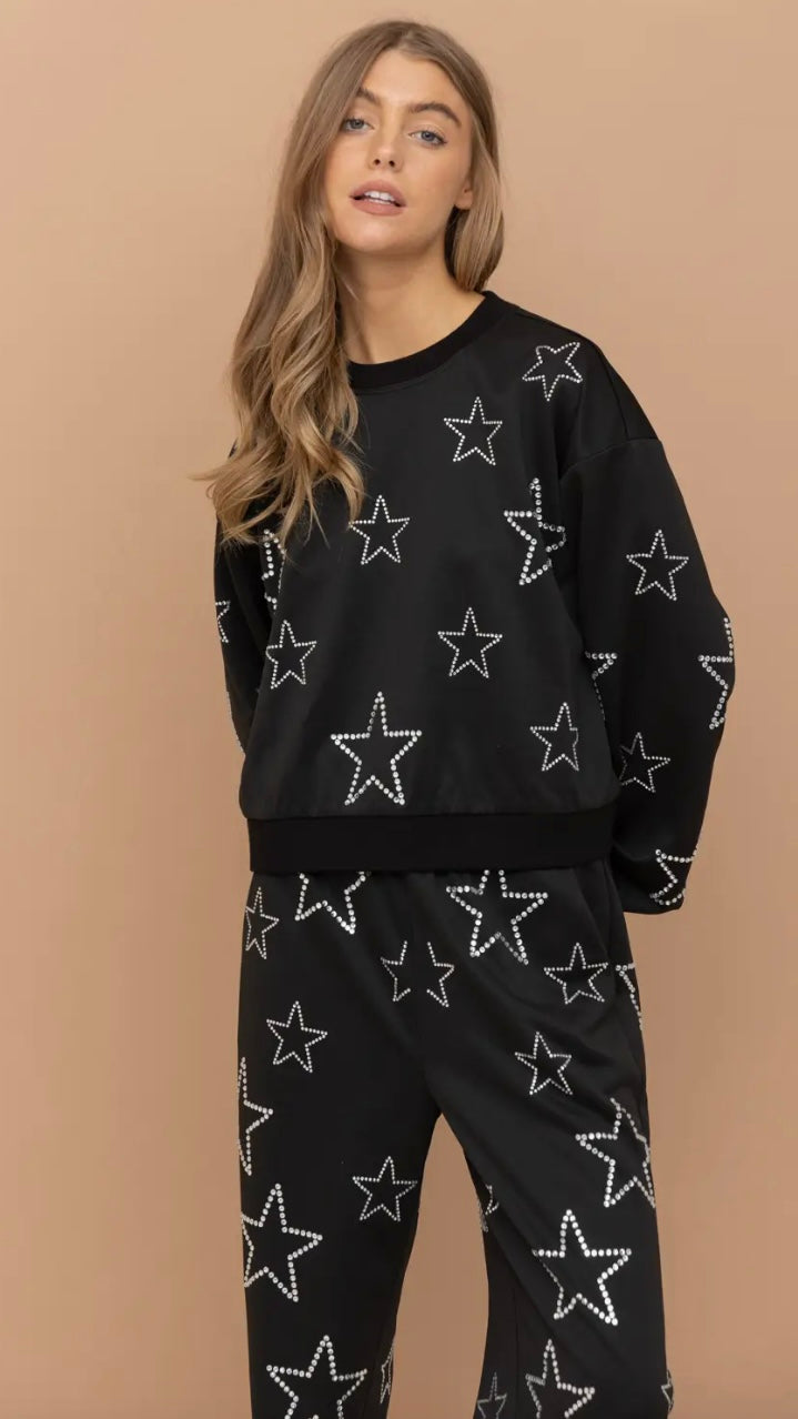 Star Studded Pullover