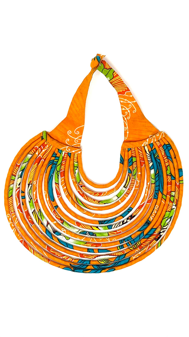 African Fabric Necklace - FINAL SALE