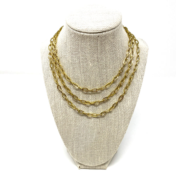Small Paperclip Necklace - FINAL SALE